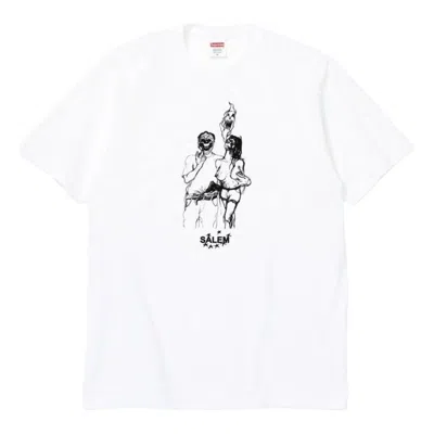 Supreme Salem Graphic-print T-shirt In White
