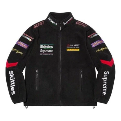 Supreme X Skittles X Polartec Jacket 'black Multi-color'