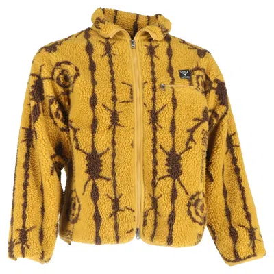 Supreme X South2 West8 Printed Jacket In Yellow Fleece