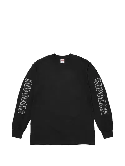 Supreme X Spitfire® Logo-print Sweatshirt In Black