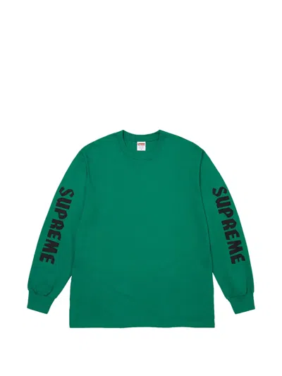 Supreme X Spitfire Logo-print Sweatshirt In Green