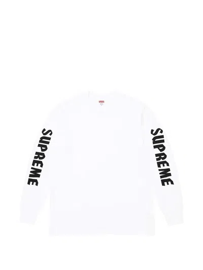 Supreme X Spitfire Logo-print Sweatshirt In White