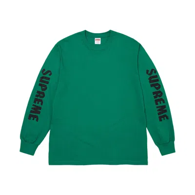 Pre-owned Supreme X Spitfire Long-sleeve Tee 'light Pine' | Green | Men's Size Xl