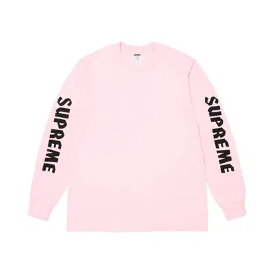 Pre-owned Supreme X Spitfire Long-sleeve Tee 'light Pink' | Men's Size S