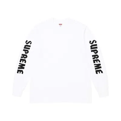 Pre-owned Supreme X Spitfire Long-sleeve Tee 'white' | Men's Size Xxl