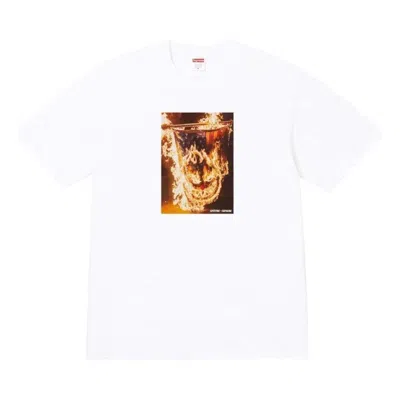 Supreme X Spitfire Logo-print T-shirt In White