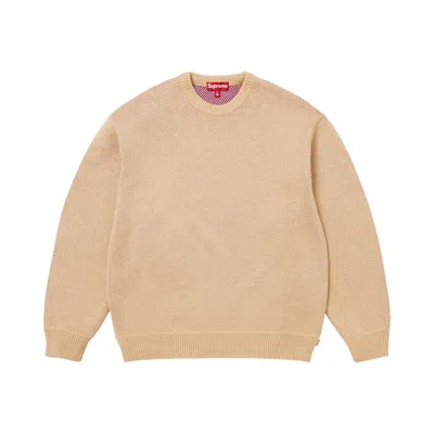 Pre-owned Supreme X Spitfire Sweater 'light Tan' | Men's Size M In Brown
