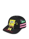 Supreme X Spongebob Square Pants X Jeff Hamilton Logo-print Baseball Cap In Black