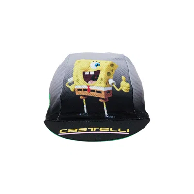Pre-owned Supreme X Spongebob Squarepants X Castelli Cycling Cap 'black' | Men's Size Onesize