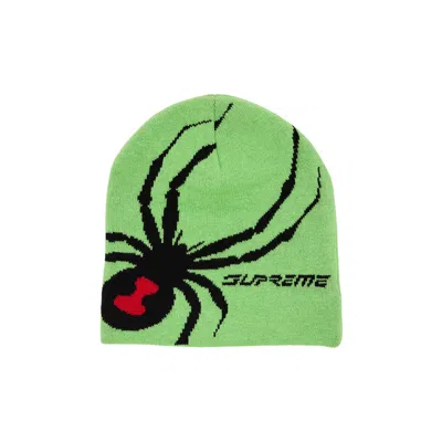 Pre-owned Supreme X Spyder Beanie 'green' | Men's Size Onesize
