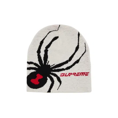 Pre-owned Supreme X Spyder Beanie 'stone' | Cream | Men's Size Onesize
