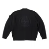 Supreme X Stone Island Fw23 Week10 Boucle Cardigan Jacket 'black'