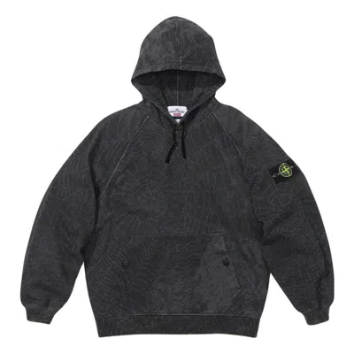 Supreme X Stone Island Fw23 Week10 Hoodie 'black'
