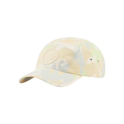Pre-owned Supreme X Stone Island Reactive Ice Camo Camp Cap 'tan'