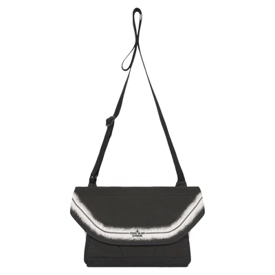 Pre-owned Supreme X Stone Island Stripe Messenger Bag 'black'