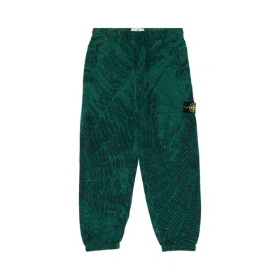 Pre-owned Supreme X Stone Island Sweatpant 'dark Green'
