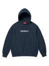 Supreme X Swarovski Motion-logo Hoodie In Blue