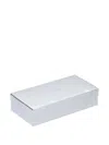 Supreme X Syuro Logo-debossed Tin Box In Silver