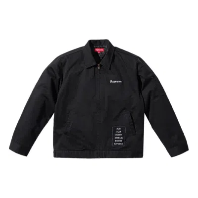 Supreme X The Crow Work Jacket 'black White'