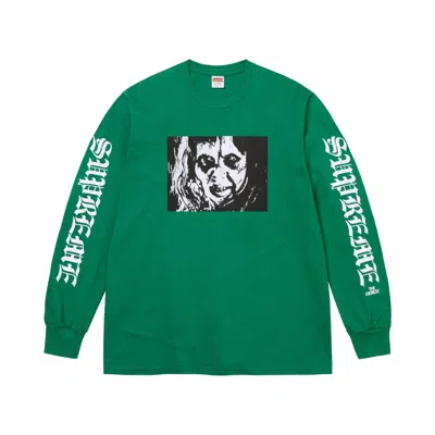 Pre-owned Supreme X The Exorcist Mother Long-sleeve Tee 'light Pine' | Green | Men's Size L