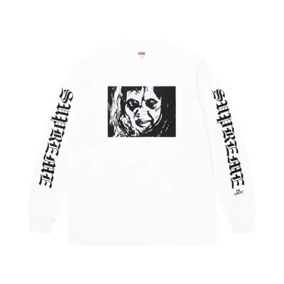 Pre-owned Supreme X The Exorcist Mother Long-sleeve Tee 'white' | Men's Size Xxl
