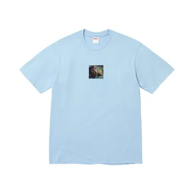 Pre-owned Supreme X The Exorcist Puke Tee 'powder Blue' | Men's Size Xxl