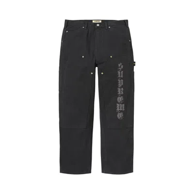 Pre-owned Supreme X The Great China Wall Double Knee Painter Pant 'black' | Men's Size 32