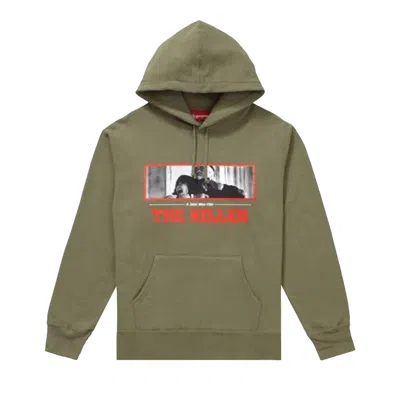 Pre-owned Supreme X The Killer Hooded Sweatshirt 'light Olive' | Green | Men's Size Xl