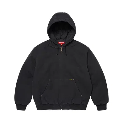Pre-owned Supreme X The Misfits Hooded Work Jacket 'black' | Men's Size M