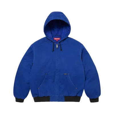 Pre-owned Supreme X The Misfits Hooded Work Jacket 'royal' | Blue | Men's Size M