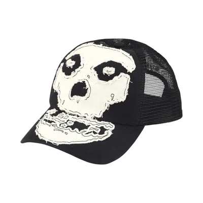 Pre-owned Supreme X The Misfits Mesh Back 6-panel 'black' | Men's Size Onesize
