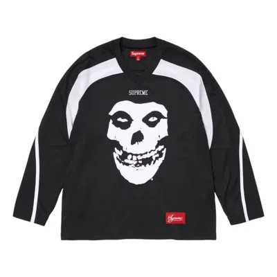 Supreme Misfits Panelled Hockey Jersey In Black