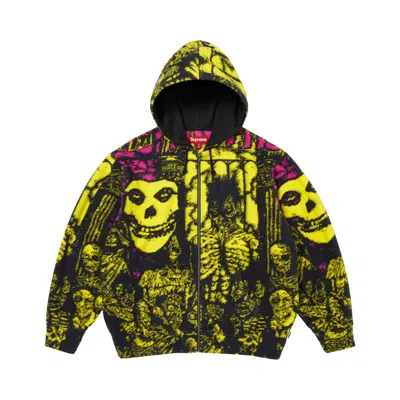 Pre-owned Supreme X The Misfits Zip Up Hooded Sweater 'multicolor' | Multi-color | Men's Size M