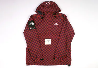 Pre-owned Supreme X The North Face 2011 The North Face X Supreme Checkered Pullover Jacket Red