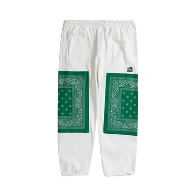 Pre-owned Supreme X The North Face Bandana Sweatpant 'white'