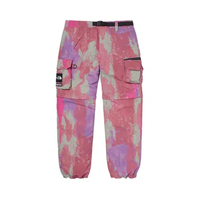 Pre-owned Supreme X The North Face Belted Cargo Pants 'multicolor' In Multi-color