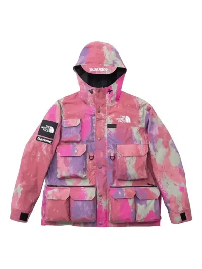 Supreme X The North Face Cargo Jacket In Pink