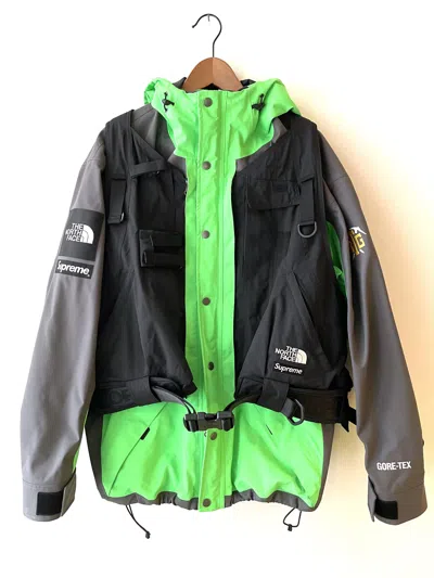 Pre-owned Supreme X The North Face F/w 2020 Rtg Jacket + Vest Green Size Xl