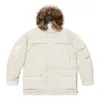 Supreme X The North Face Fw23 Week15 Suede 600-fill Down Parka Jacket 'beige' In Neutral