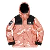 Supreme X The North Face Metallic Mountain Parka Rose Gold In Pink