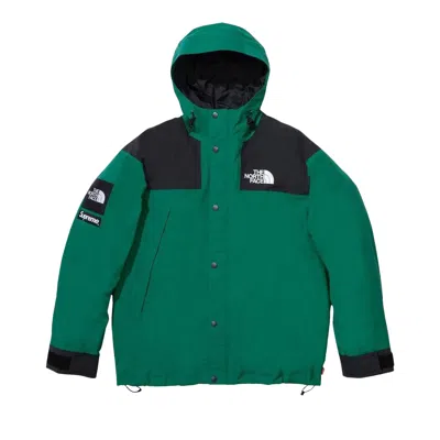 Pre-owned Supreme X The North Face Mountain Jacket 'green'