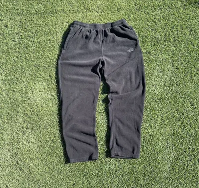 Pre-owned Supreme X The North Face North Face Men's Polartec Fleece Sweatpants Baggy Fit In Black