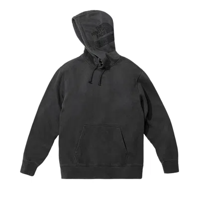 Pre-owned Supreme X The North Face Pigment Printed Hooded Sweatshirt 'black'