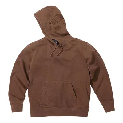 Supreme X The North Face Pigment Printed Hooded Sweatshirt 'brown'