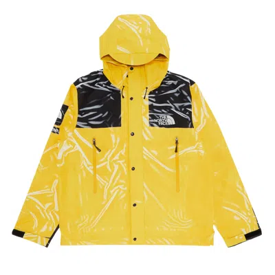 Pre-owned Supreme X The North Face Printed Taped Seam Shell Jacket 'yellow'