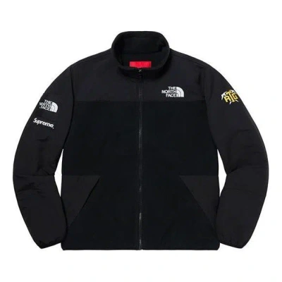SUPREME SUPREME X THE NORTH FACE RTG FLEECE JACKET 'BLACK WHITE'