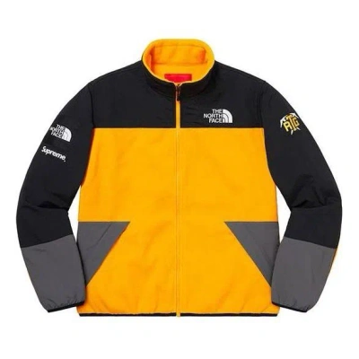 SUPREME SUPREME X THE NORTH FACE RTG FLEECE JACKET 'YELLOW BLACK'