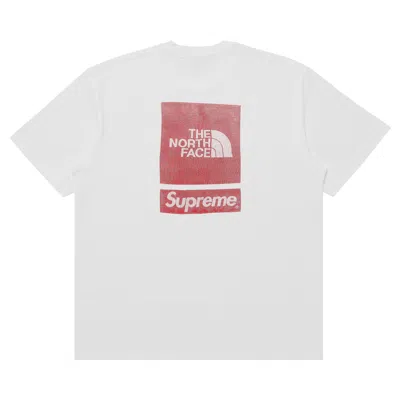 Pre-owned Supreme X The North Face Short-sleeve Top 'white'