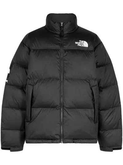 Supreme X The North Face Split Nuptse Down Jacket In Black