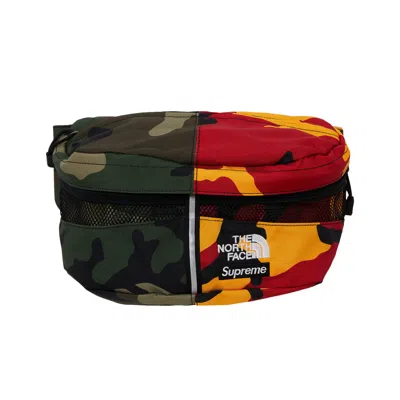 Pre-owned Supreme X The North Face Split Waist Bag 'camo' In Multi-color